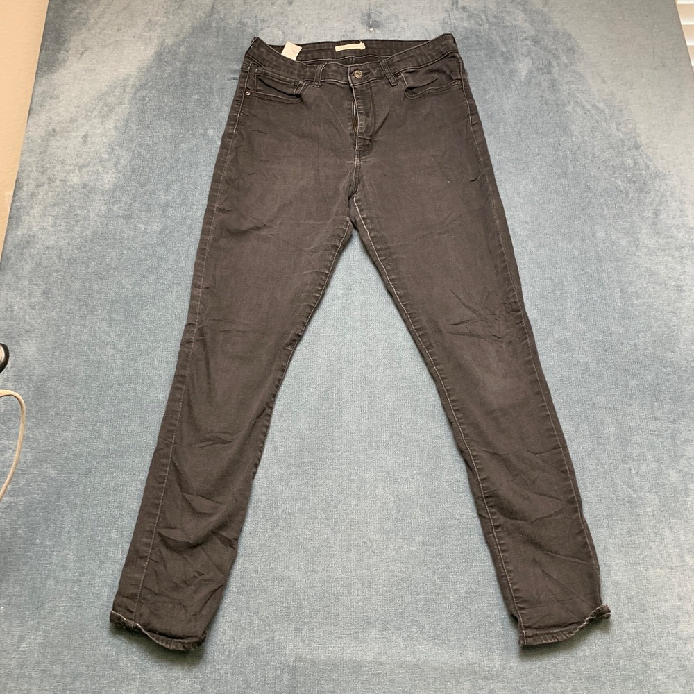 Levi's 721 Skinny Jeans Womens 33 Brown Denim Cotton Stretch High Rise 5-Pockets
